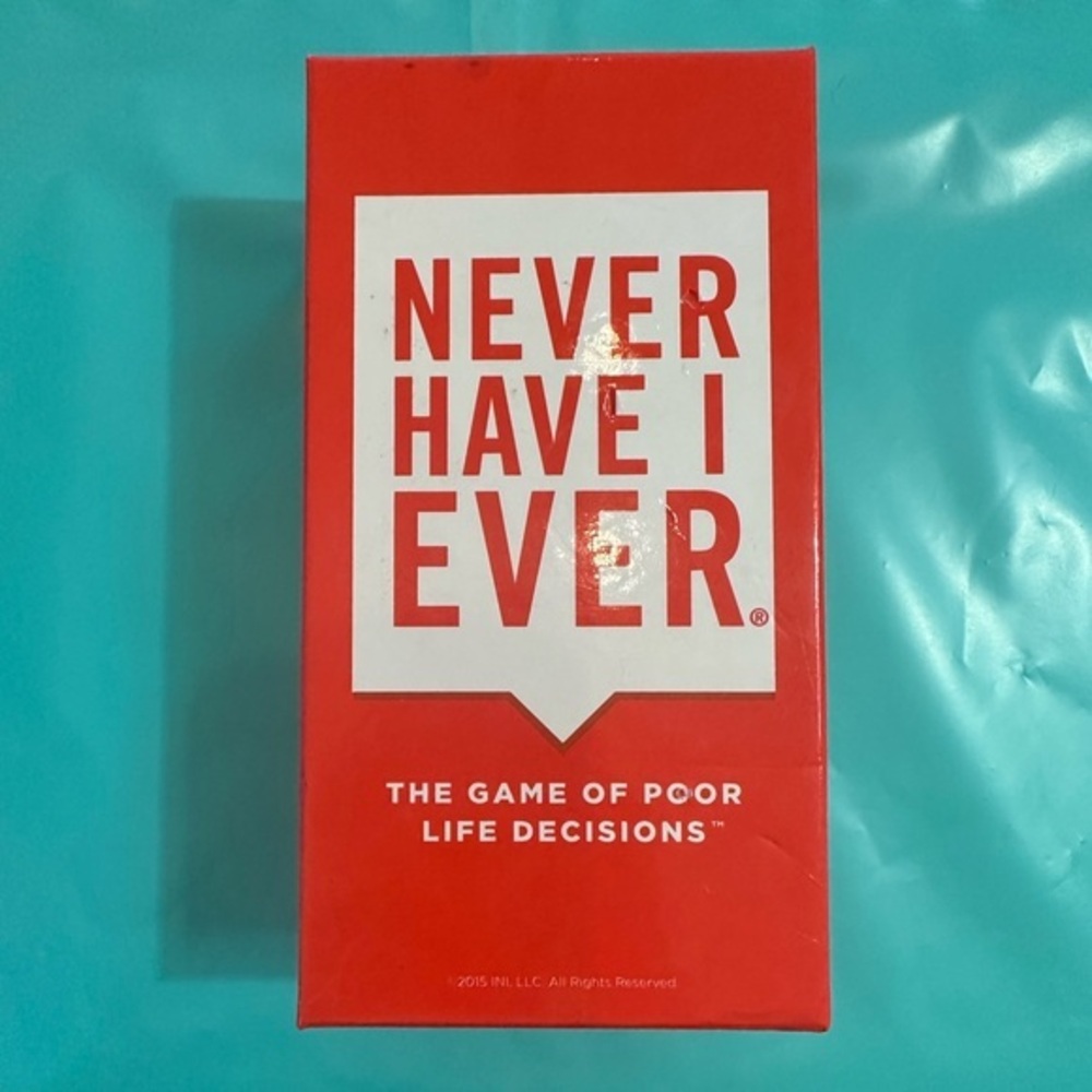 Never Have I Ever: The Game of Poor Life Decisions